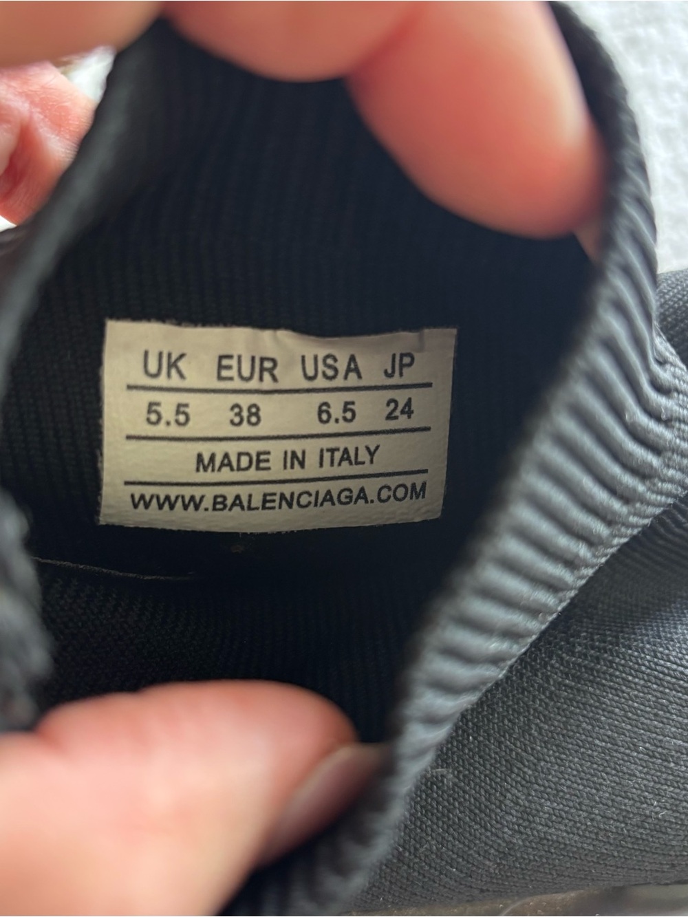 Balenciaga Black Speed 2.0 Sock Sneakers - Picture 5 of 8